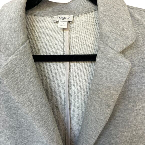 J. Crew Women's Academia Heather Gray Collegiate Casual Blazer Size 12 - Picture 4 of 7